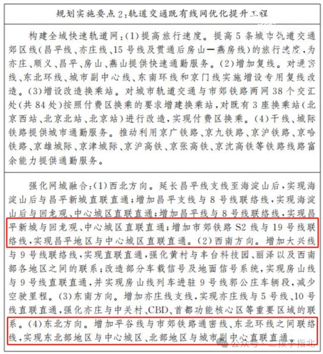 神来之笔:东北环线x平谷线梦幻联动,打造副中心通往中心城西北部的大容量、快速直达通道