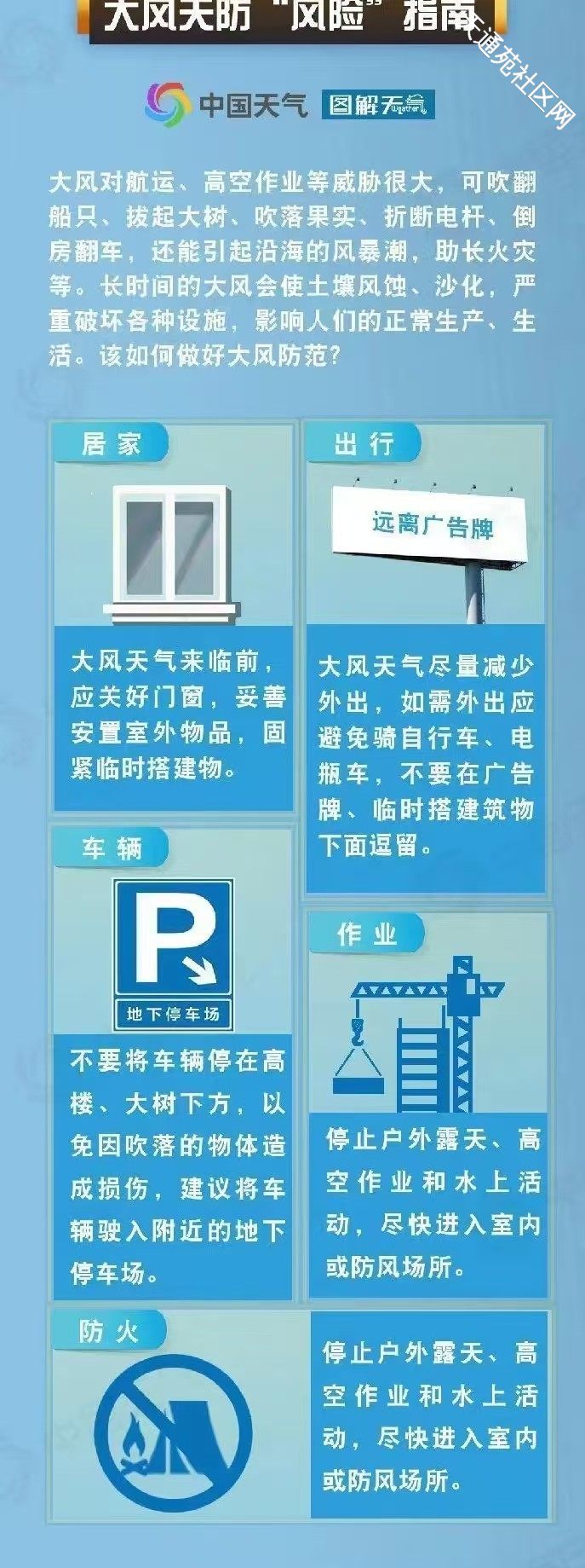 大风橙色预警温馨提示